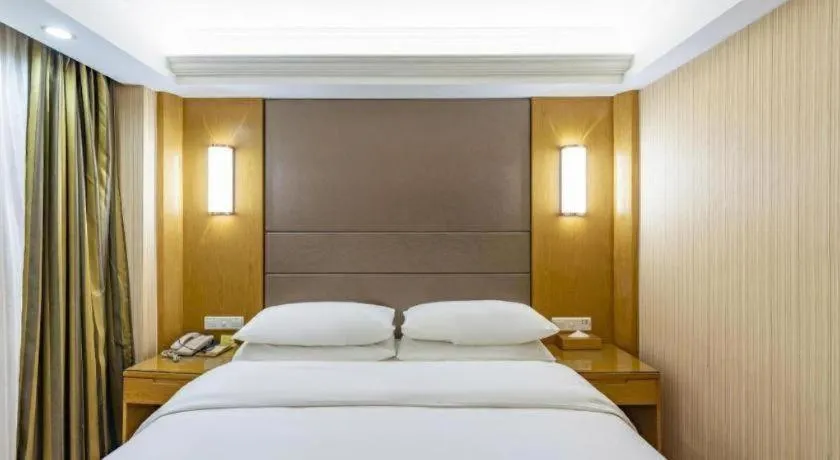 Bed in Vienna Hotel Hunan Hengyang Leiyang