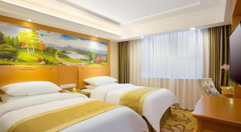Bed in Vienna Hotel Hunan Hengyang Leiyang