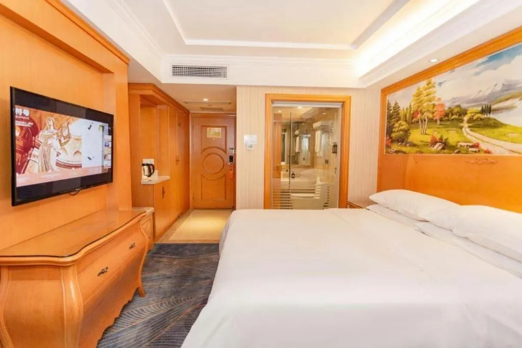 Bed in Vienna Hotel Hunan Hengyang Leiyang