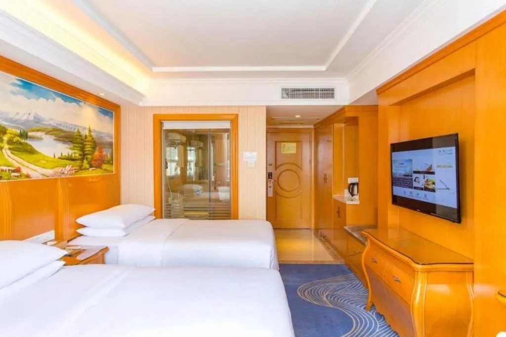 Bed in Vienna Hotel Hunan Hengyang Leiyang