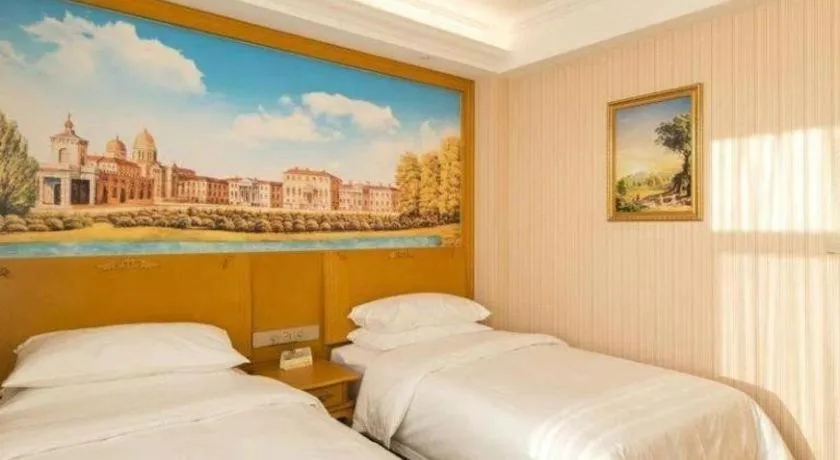 Bed in Vienna Hotel Tianjin 5th Avenue Youyi Road Cultural Center Metro Station