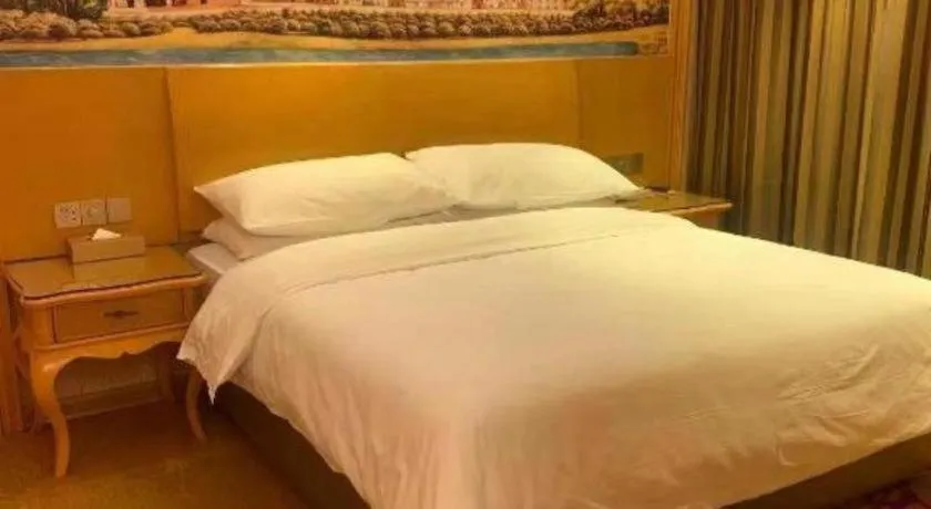 Bed in Vienna Hotel Tianjin 5th Avenue Youyi Road Cultural Center Metro Station