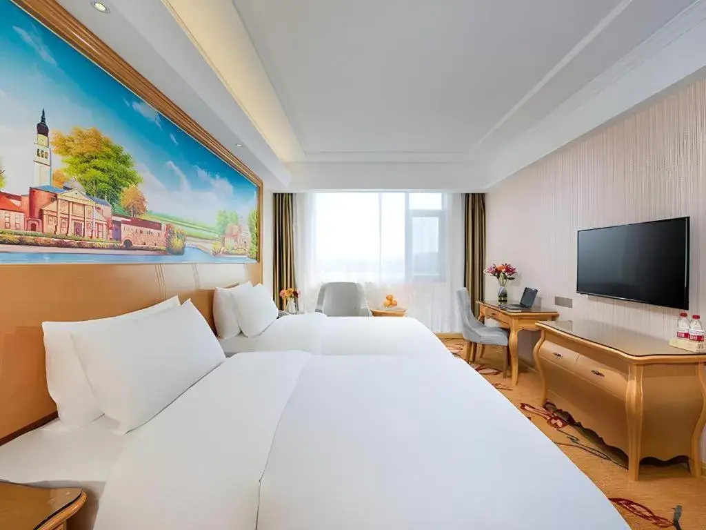 Bed in Vienna Hotel Tianjin 5th Avenue Youyi Road Cultural Center Metro Station Bed in Vienna Hotel Tianjin 5th Avenue Youyi Road Cultural Center Metro Station