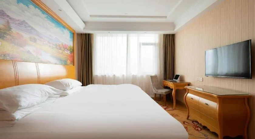 Bed in Vienna Hotel Tianjin 5th Avenue Youyi Road Cultural Center Metro Station