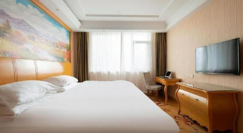 Bed in Vienna Hotel Tianjin 5th Avenue Youyi Road Cultural Center Metro Station