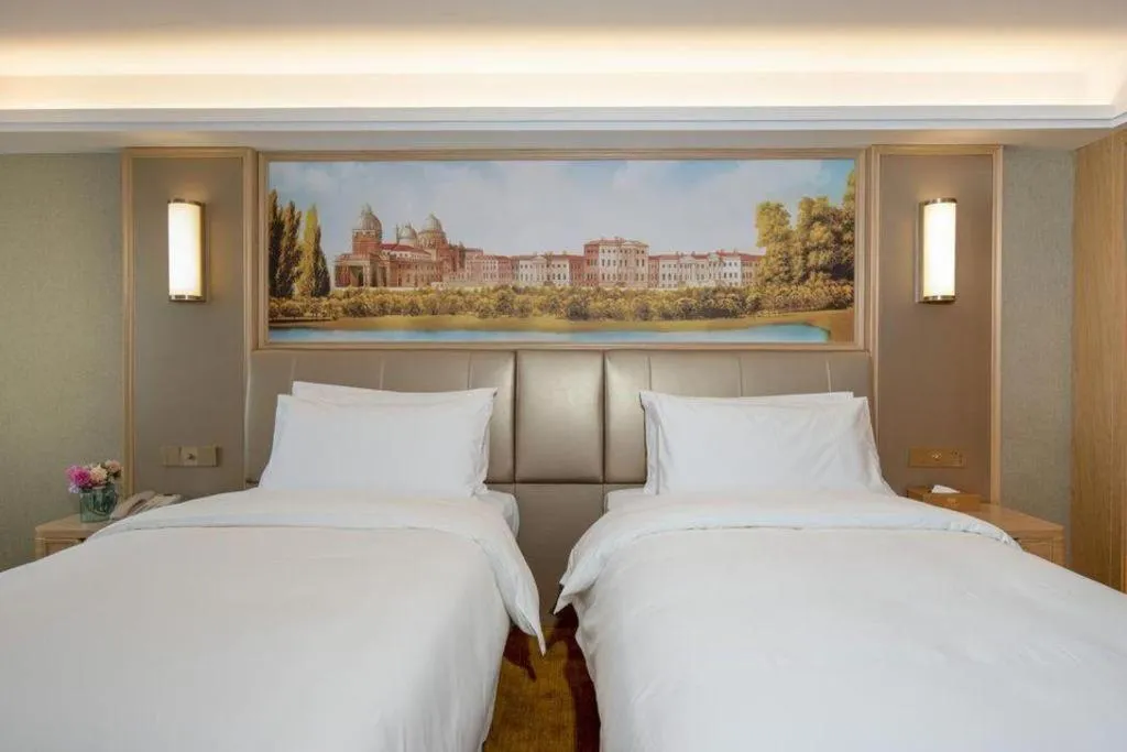 Bed in Vienna Hotel Anhui Huainan Railway Station