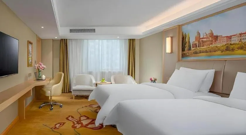 Bed in Vienna Hotel Anhui Huainan Railway Station