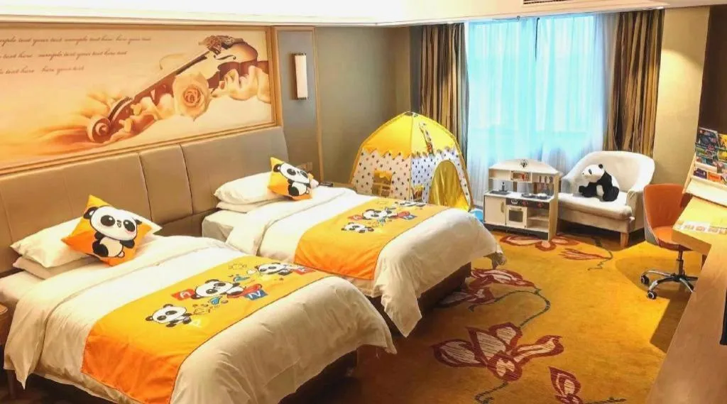 Bed in Vienna Hotel Anhui Huainan Railway Station