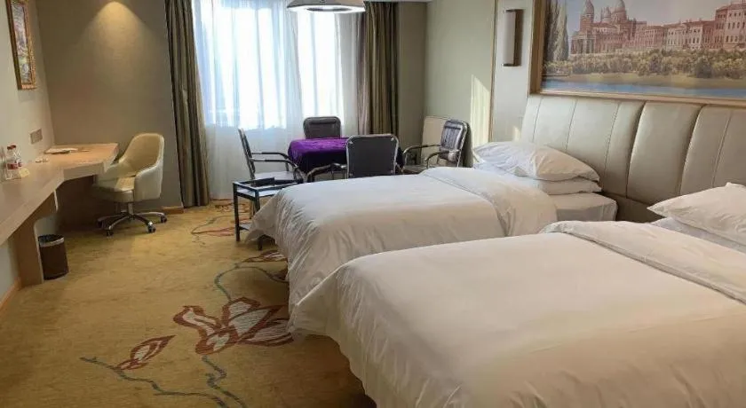 Bed in Vienna Hotel Anhui Huainan Railway Station