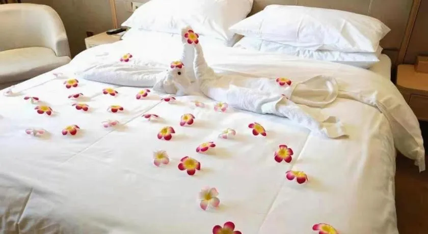 Bed in Vienna Hotel Anhui Huainan Railway Station