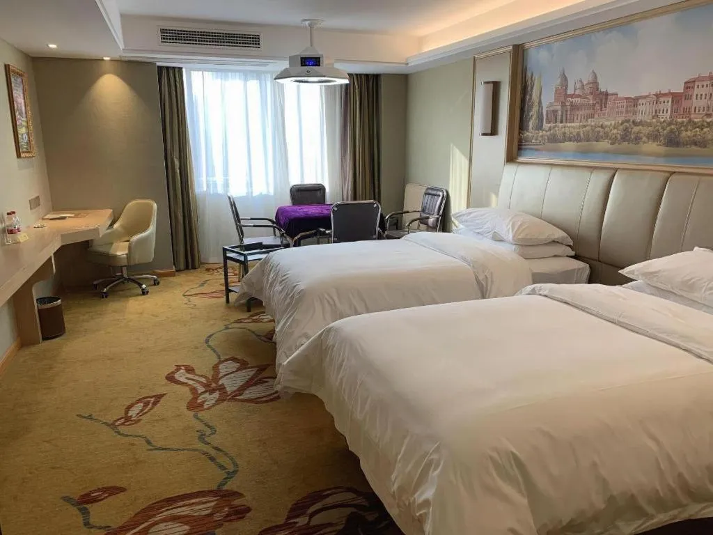 Bed in Vienna Hotel Anhui Huainan Railway Station