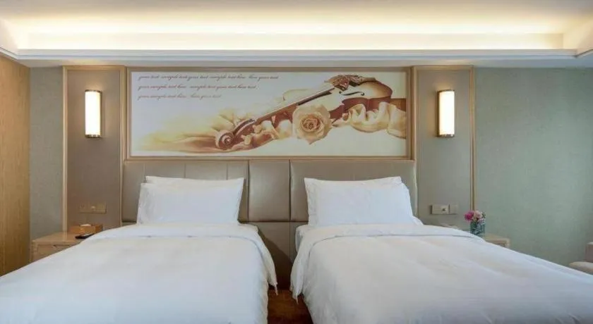 Bed in Vienna Hotel Anhui Huainan Railway Station