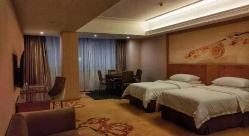 Bed in Vienna Hotel Guangxi Yulin Rong County Guinan Road