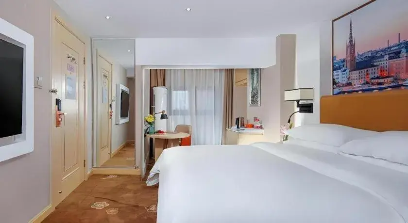 Bed in Vienna Hotel Chengdu Exhibition Center In Time City Bed in Vienna Hotel Chengdu Exhibition Center In Time City