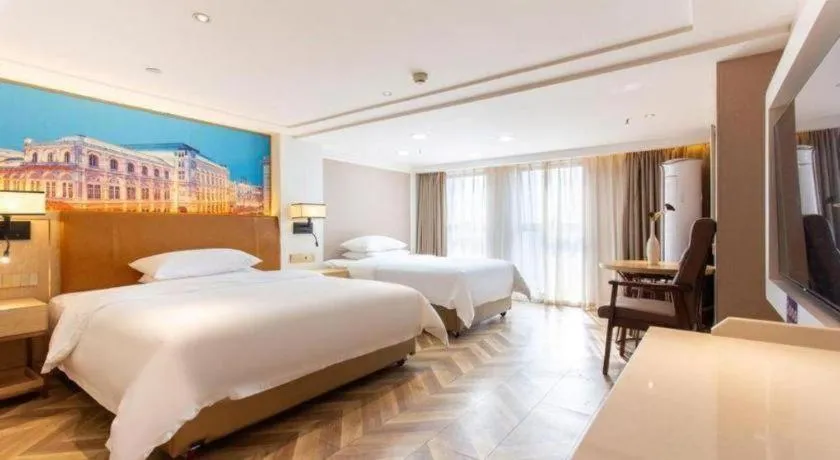 Bed in Vienna Hotel Chengdu Exhibition Center In Time City