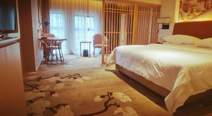 Bed in Vienna Hotel Chengdu Exhibition Center In Time City