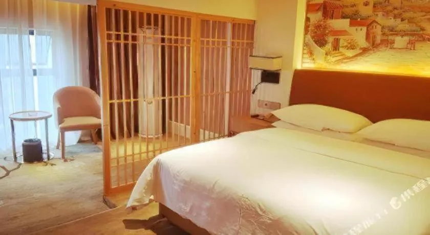 Bed in Vienna Hotel Chengdu Exhibition Center In Time City