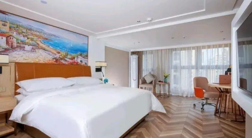 Bed in Vienna Hotel Chengdu Exhibition Center In Time City Bed in Vienna Hotel Chengdu Exhibition Center In Time City