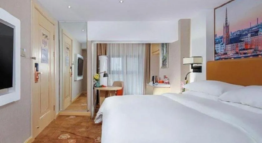 Bed in Vienna Hotel Chengdu Exhibition Center In Time City