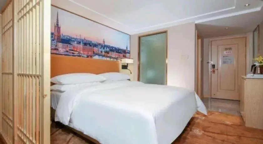 Bed in Vienna Hotel Chengdu Exhibition Center In Time City Bed in Vienna Hotel Chengdu Exhibition Center In Time City