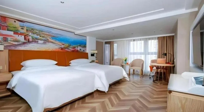 Bed in Vienna Hotel Chengdu Exhibition Center In Time City