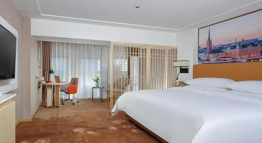 Bed in Vienna Hotel Chengdu Exhibition Center In Time City Bed in Vienna Hotel Chengdu Exhibition Center In Time City