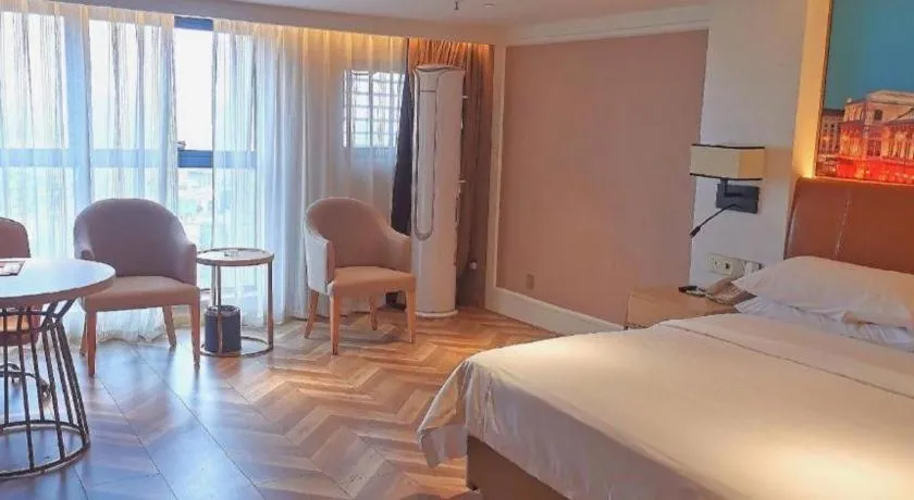 Bed in Vienna Hotel Chengdu Exhibition Center In Time City