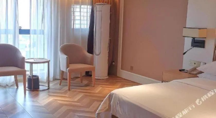 Bed in Vienna Hotel Chengdu Exhibition Center In Time City