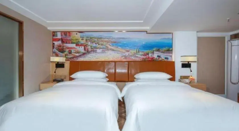 Bed in Vienna Hotel Chengdu Exhibition Center In Time City Bed in Vienna Hotel Chengdu Exhibition Center In Time City