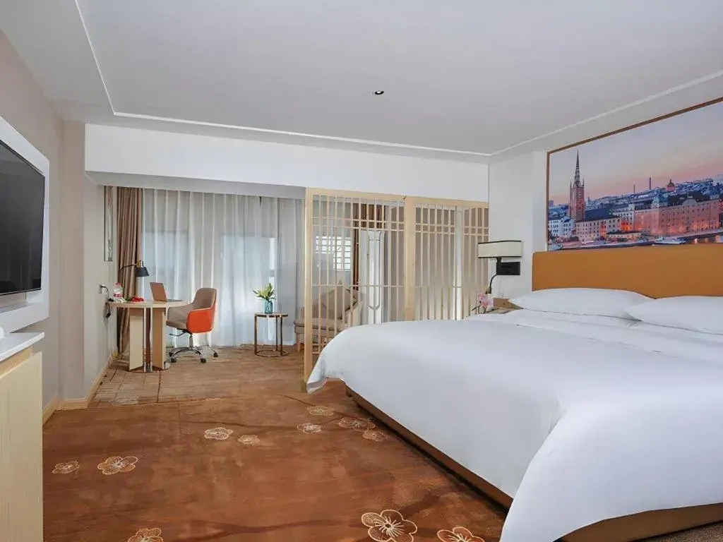 Bed in Vienna Hotel Chengdu Exhibition Center In Time City Bed in Vienna Hotel Chengdu Exhibition Center In Time City