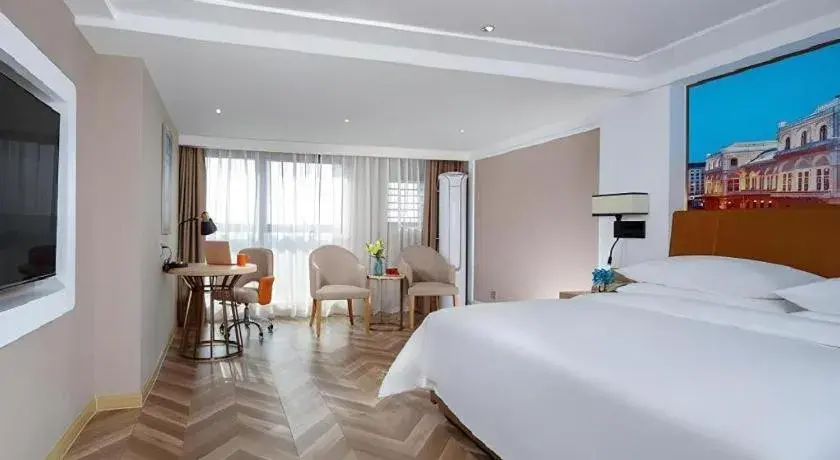 Bed in Vienna Hotel Chengdu Exhibition Center In Time City Bed in Vienna Hotel Chengdu Exhibition Center In Time City