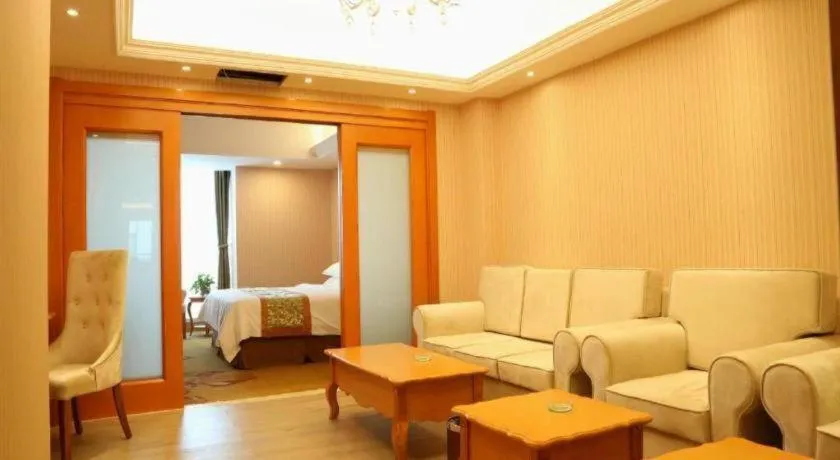 Bed in Vienna Hotel Shandong Laizhou Langhu International Plaza