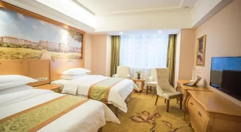 Bed in Vienna Hotel Shandong Laizhou Langhu International Plaza Bed in Vienna Hotel Shandong Laizhou Langhu International Plaza