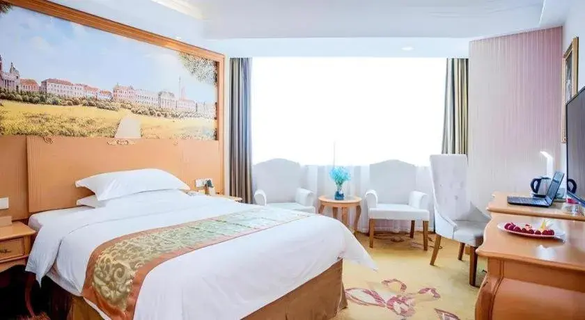 Bed in Vienna Hotel Shandong Laizhou Langhu International Plaza Bed in Vienna Hotel Shandong Laizhou Langhu International Plaza