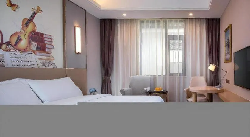 Bed in Vienna Hotel Yunnan Dali Ancient City Scenic Spot