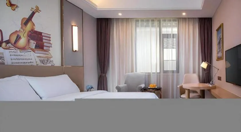 Bed in Vienna Hotel Yunnan Dali Ancient City Scenic Spot