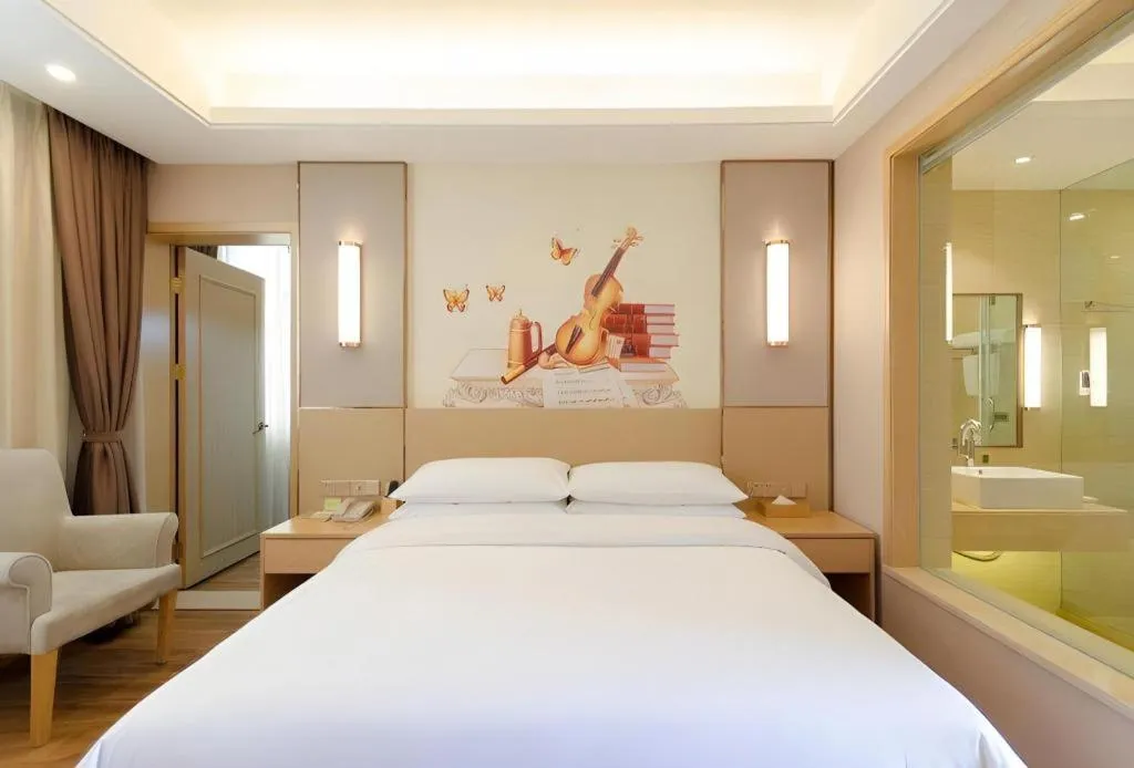 Bed in Vienna Hotel Yunnan Dali Ancient City Scenic Spot