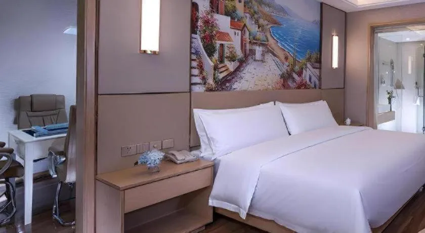 Bed in Vienna Hotel Yunnan Dali Ancient City Scenic Spot