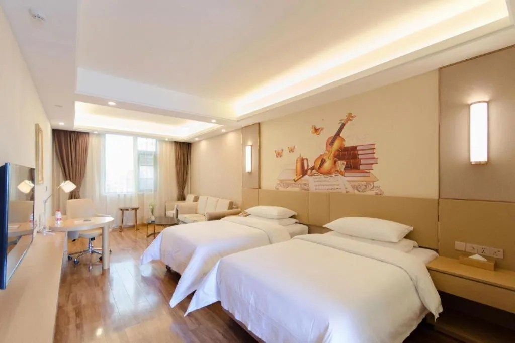 Bed in Vienna Hotel Yunnan Dali Ancient City Scenic Spot