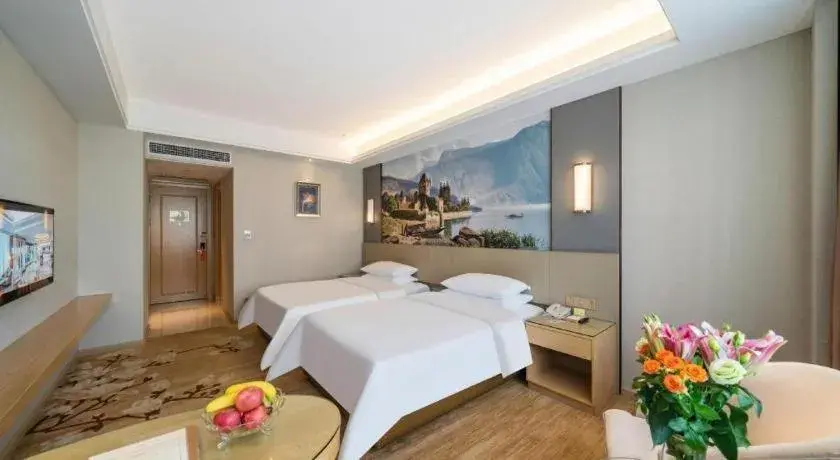 Bed in Vienna Hotel Guangdong Shaoguan Shaonan Avenue Bed in Vienna Hotel Guangdong Shaoguan Shaonan Avenue