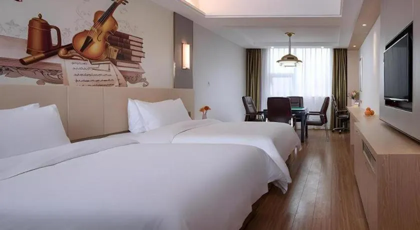 Bed in Vienna Hotel Hunan Huaihua Xupu Wanda Plaza