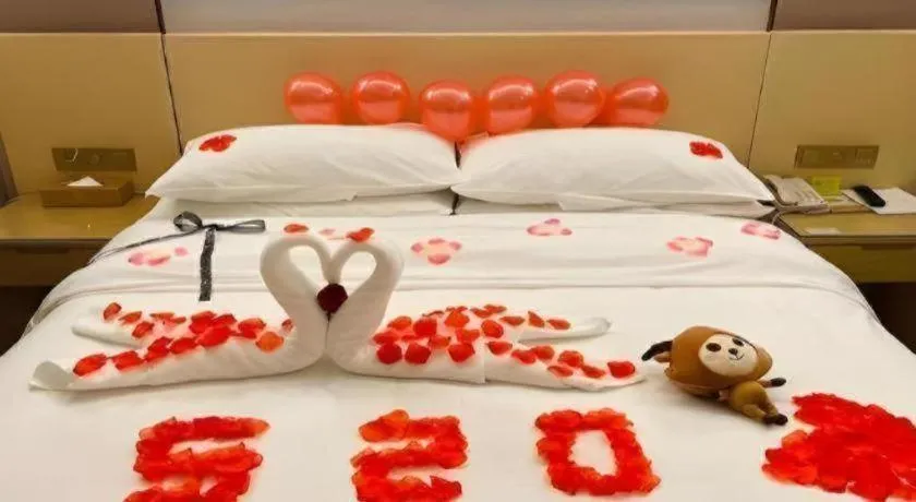 Bed in Vienna Hotel Hunan Huaihua Xupu Wanda Plaza