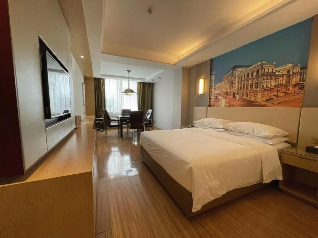 Bed in Vienna Hotel Hunan Huaihua Xupu Wanda Plaza