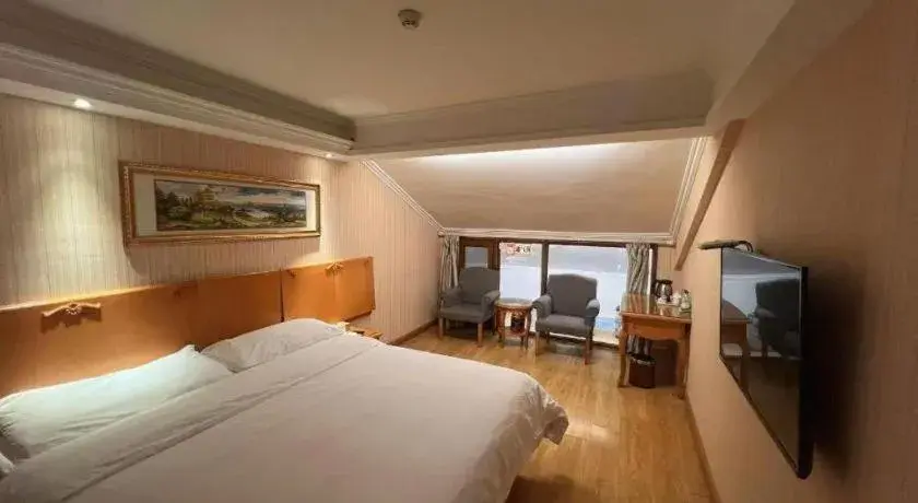 Bed in Vienna Hotel Inner Mongolia Tongliao Development Zone Bed in Vienna Hotel Inner Mongolia Tongliao Development Zone