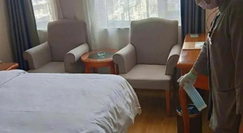 Bed in Vienna Hotel Inner Mongolia Tongliao Development Zone