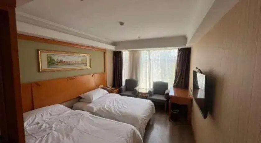 Bed in Vienna Hotel Inner Mongolia Tongliao Development Zone Bed in Vienna Hotel Inner Mongolia Tongliao Development Zone