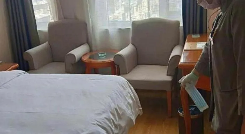 Bed in Vienna Hotel Inner Mongolia Tongliao Development Zone