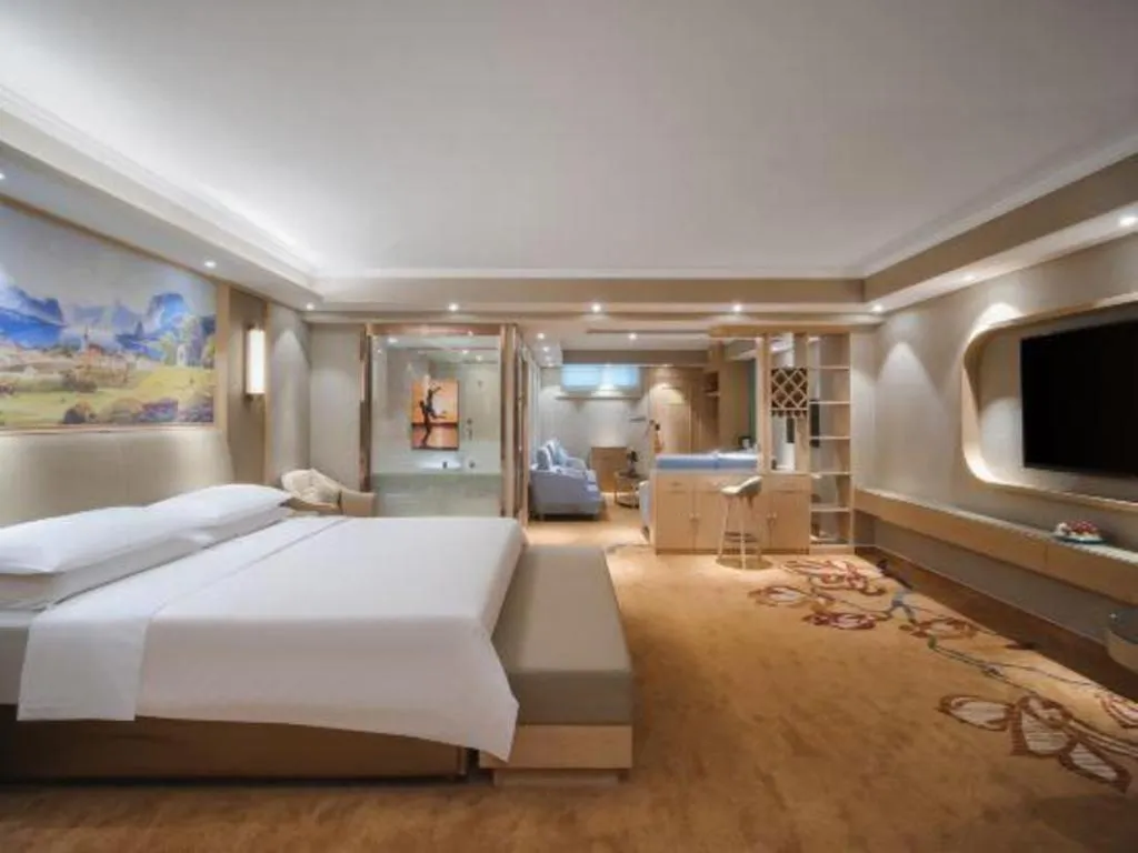 Bed in Vienna Hotel Shandong Liaocheng High-Tech Zong Yueji Park