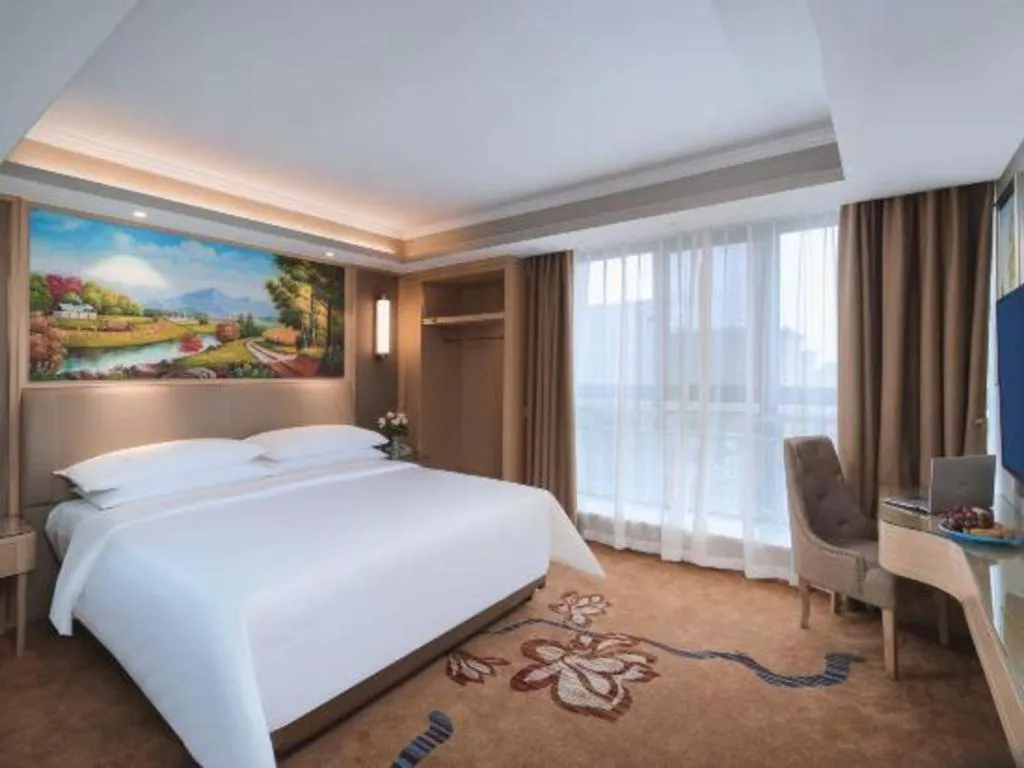 Bed in Vienna Hotel Shandong Liaocheng High-Tech Zong Yueji Park