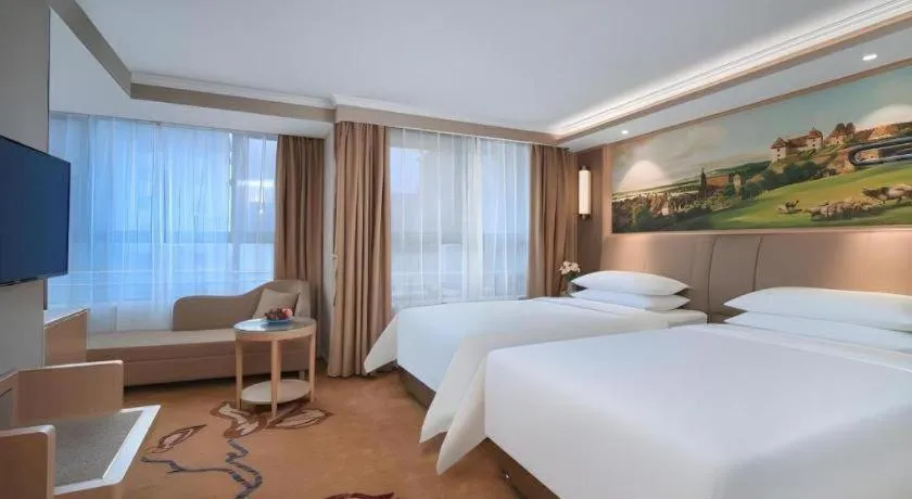 Bed in Vienna Hotel Shandong Liaocheng High-Tech Zong Yueji Park